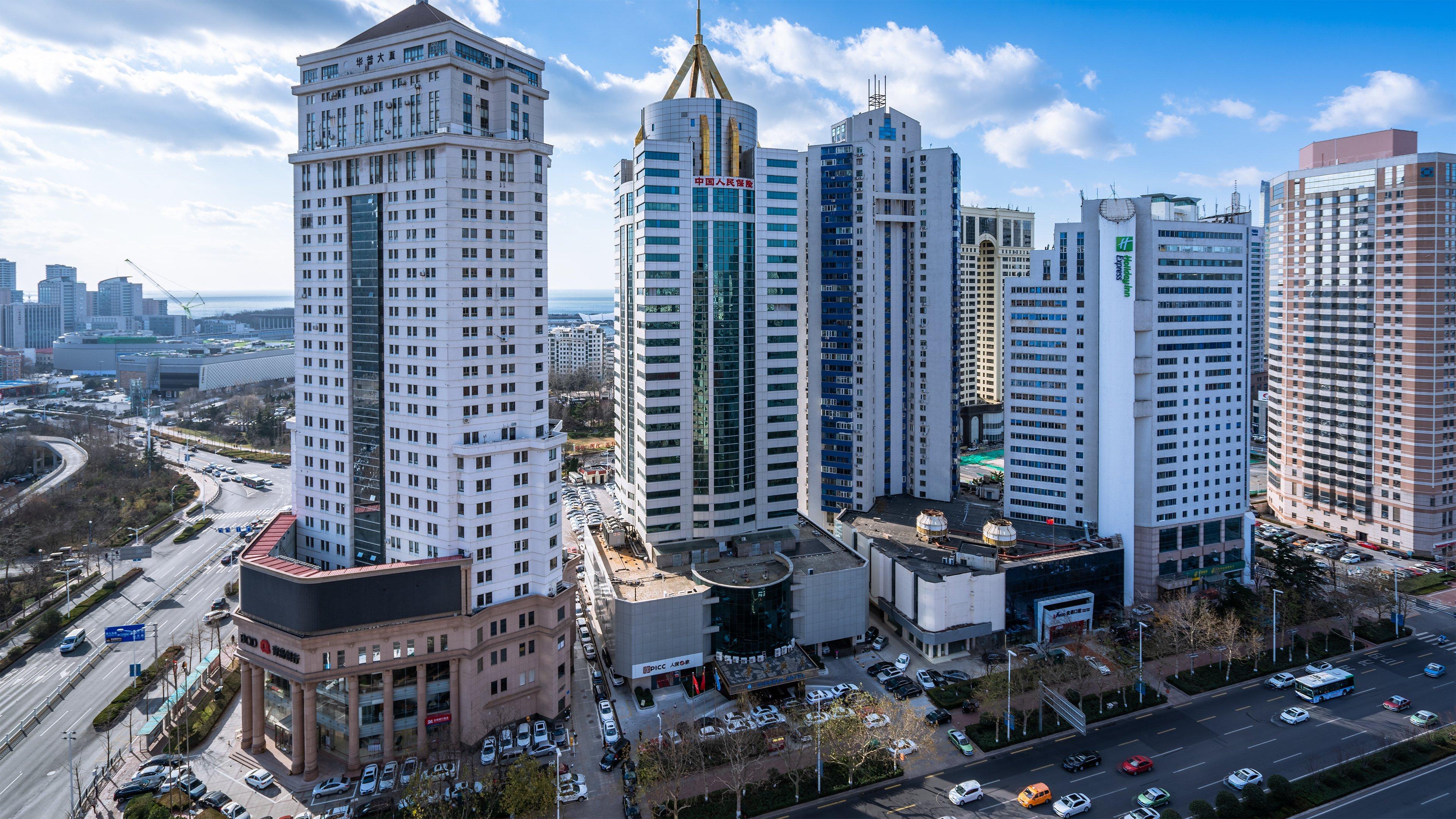 Holiday Inn Express Qingdao City Center By Ihg Dış mekan fotoğraf